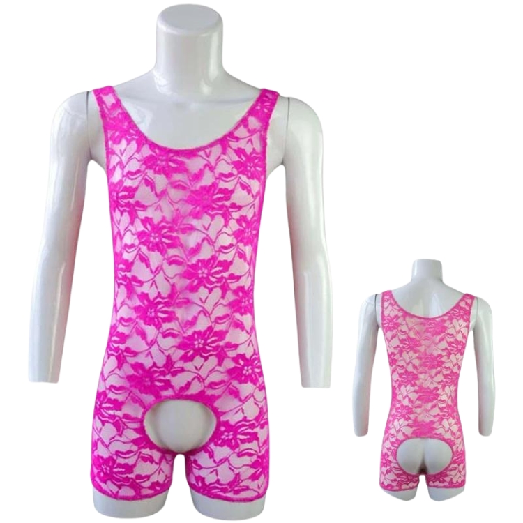 'Slutty Siren' Femme Mesh Lingerie Bodysuit