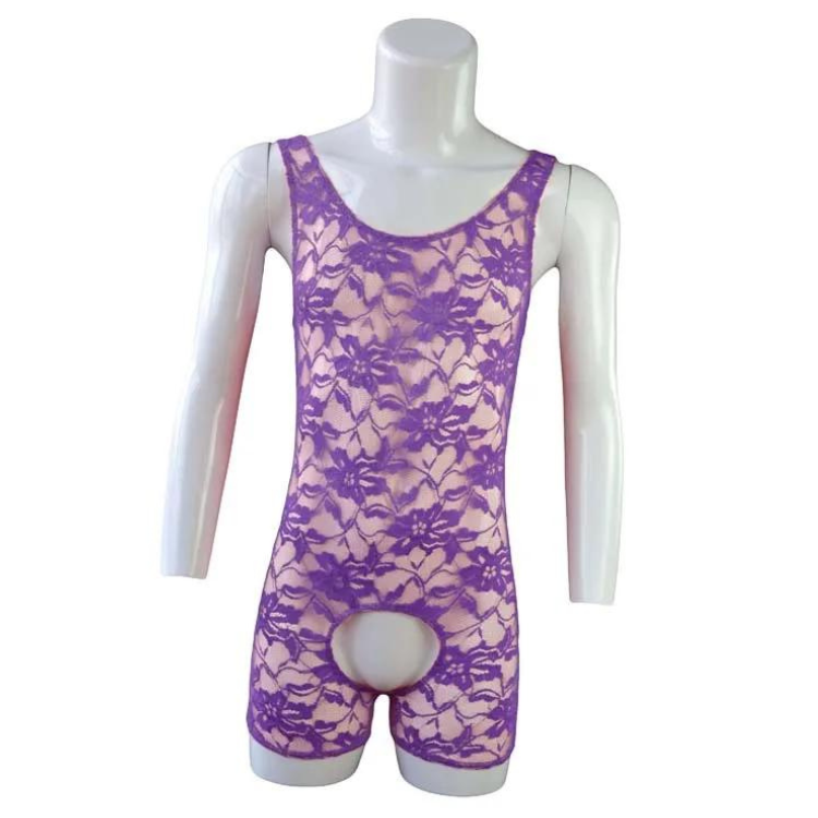 'Slutty Siren' Femme Mesh Lingerie Bodysuit