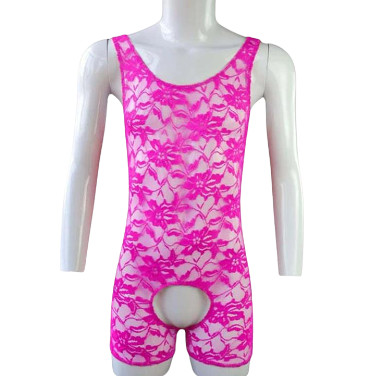 'Slutty Siren' Femme Mesh Lingerie Bodysuit