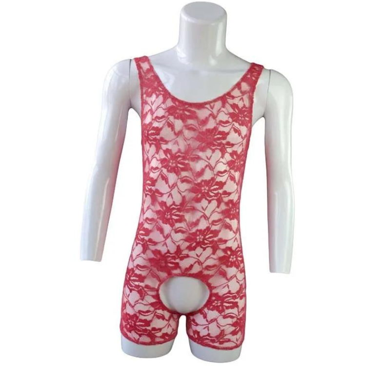 'Slutty Siren' Femme Mesh Lingerie Bodysuit