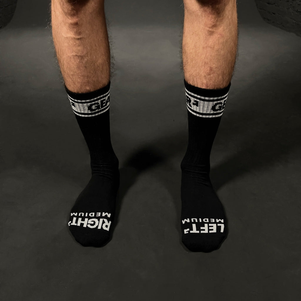 SMELLY SOCKS BLK/WHT