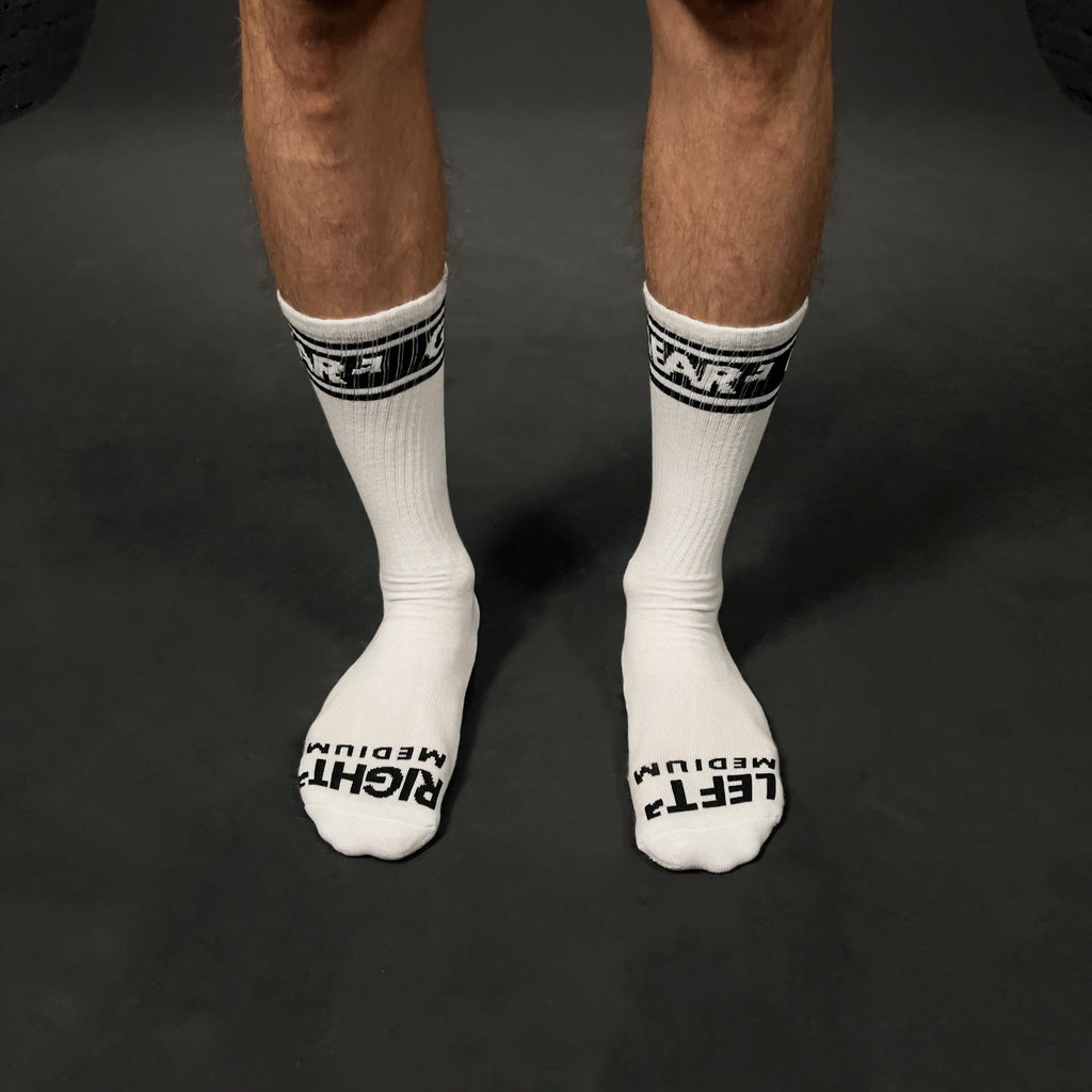 SMELLY SOCKS WHT/BLK