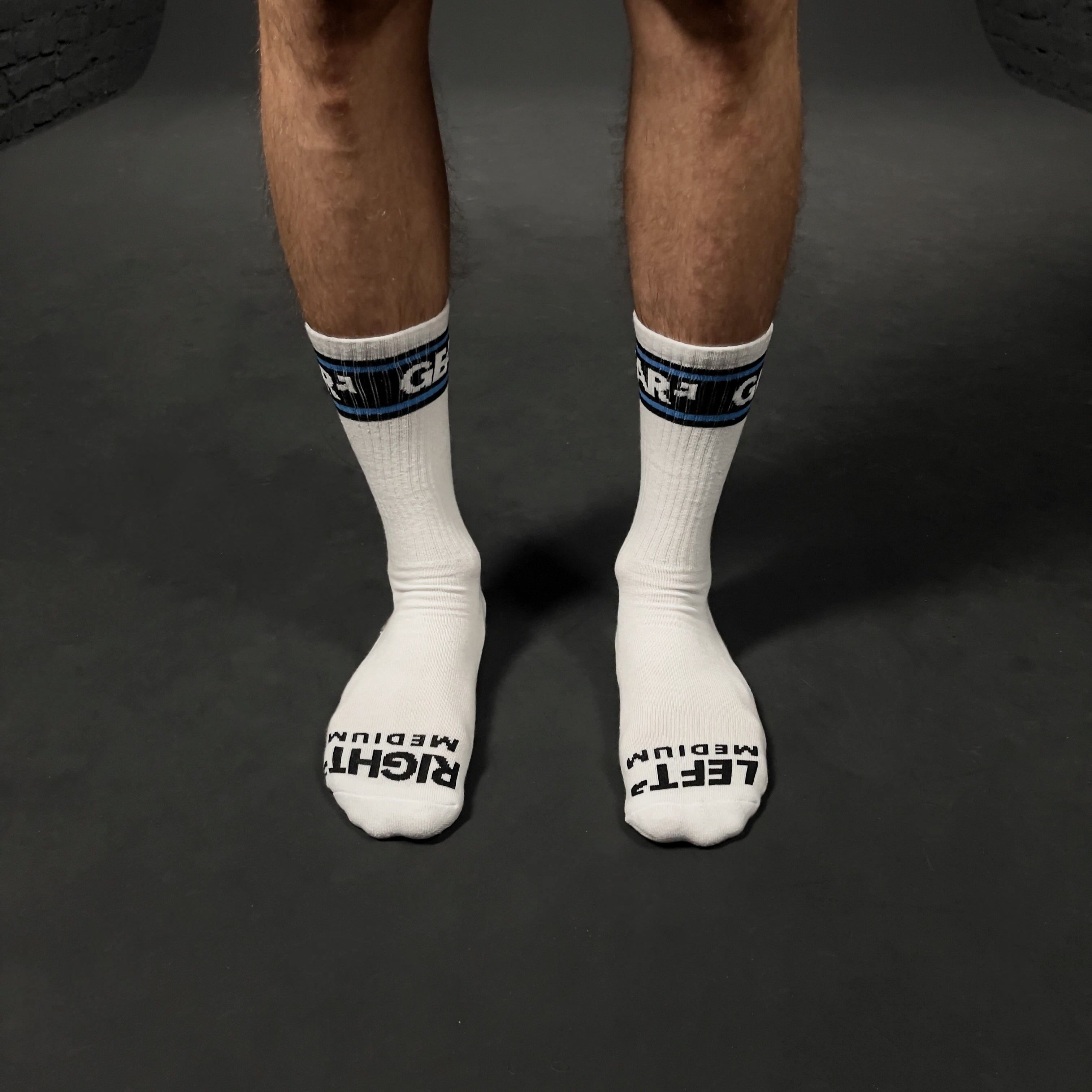 SMELLY SOCKS WHT/BLUE