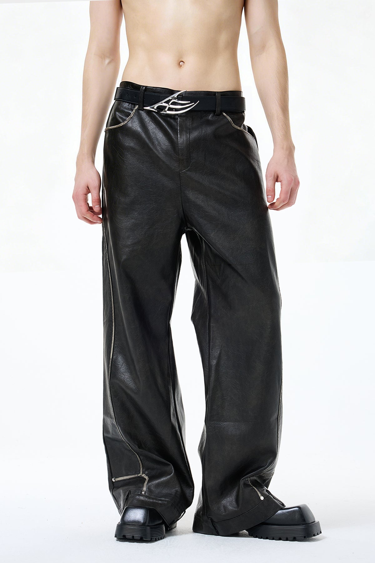 Smooth Passage Deconstructed Straight Pants