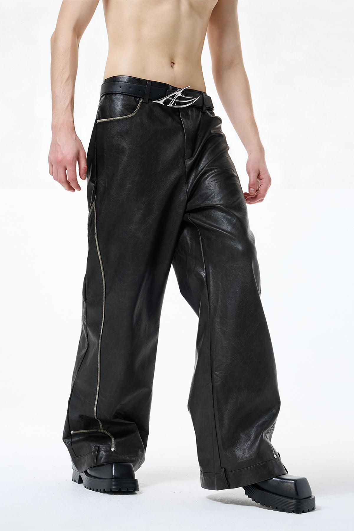 Smooth Passage Deconstructed Straight Pants