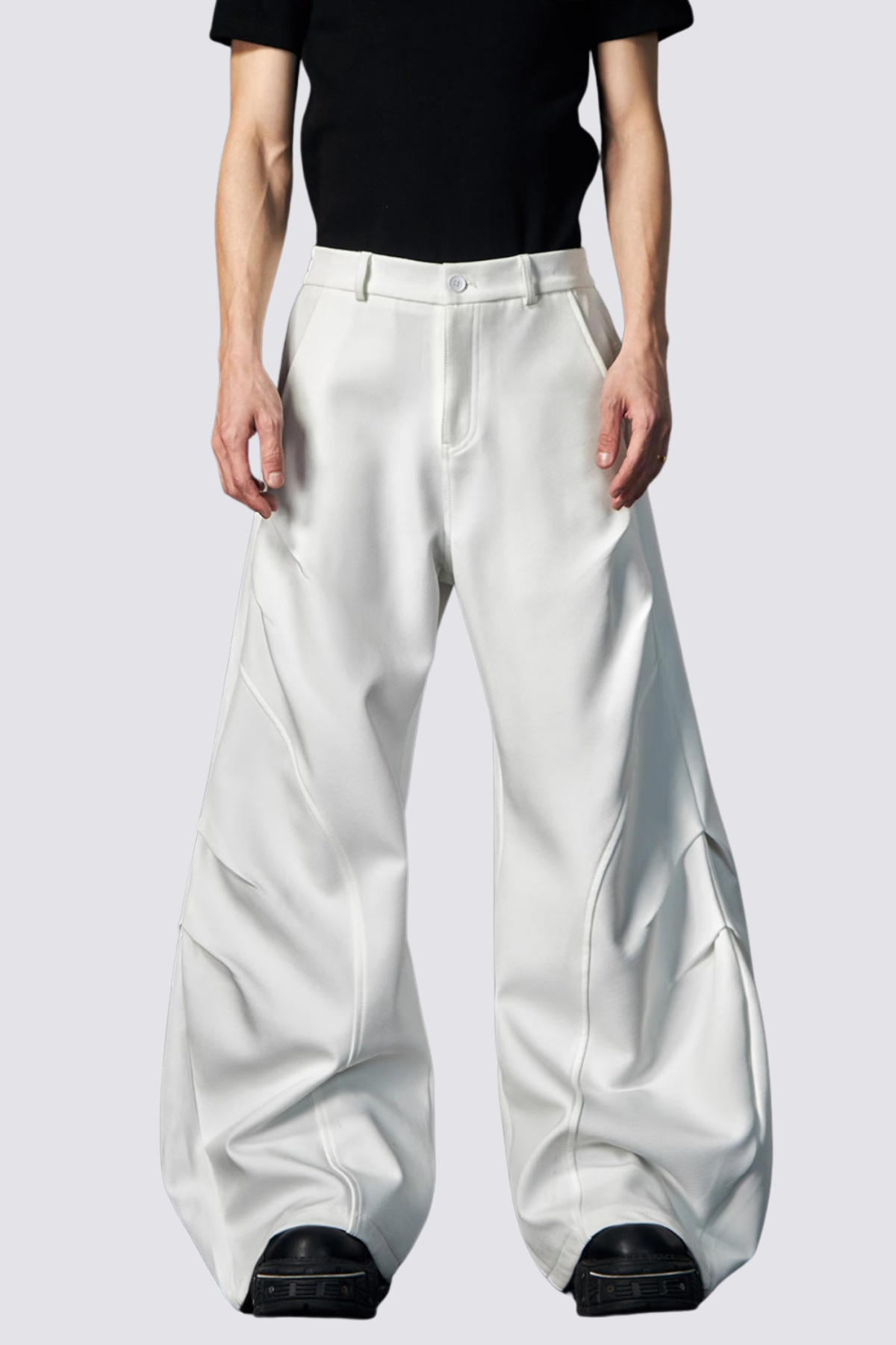 Soft Trajectory Barrel Pants White