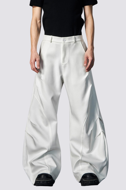 Soft Trajectory Barrel Pants White