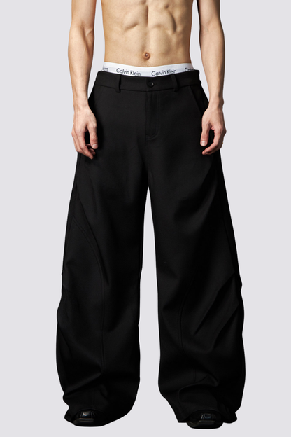 Soft Trajectory Bootcut Pants Black
