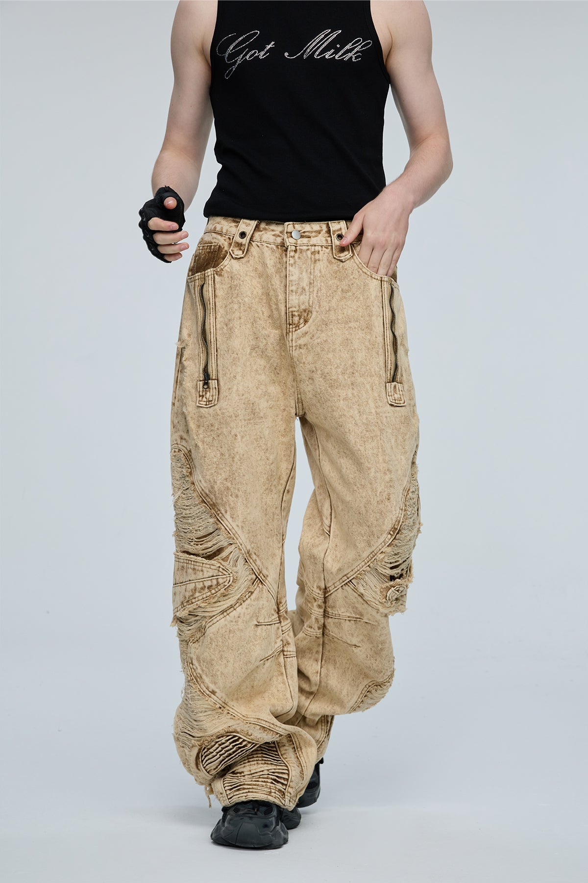 Solar Flare Barrel Jeans
