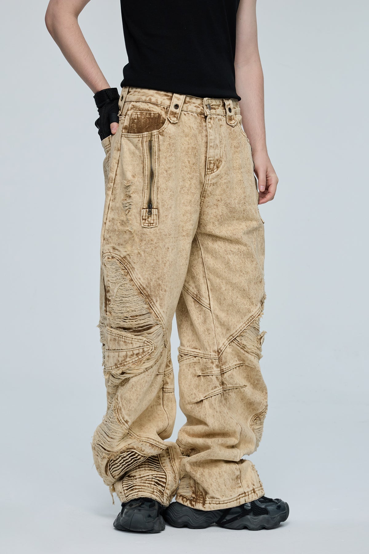 Solar Flare Barrel Jeans