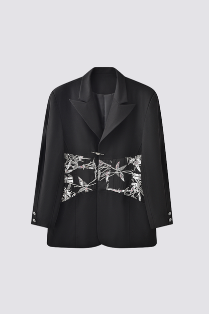 Solid Phase Embroidery Jacket