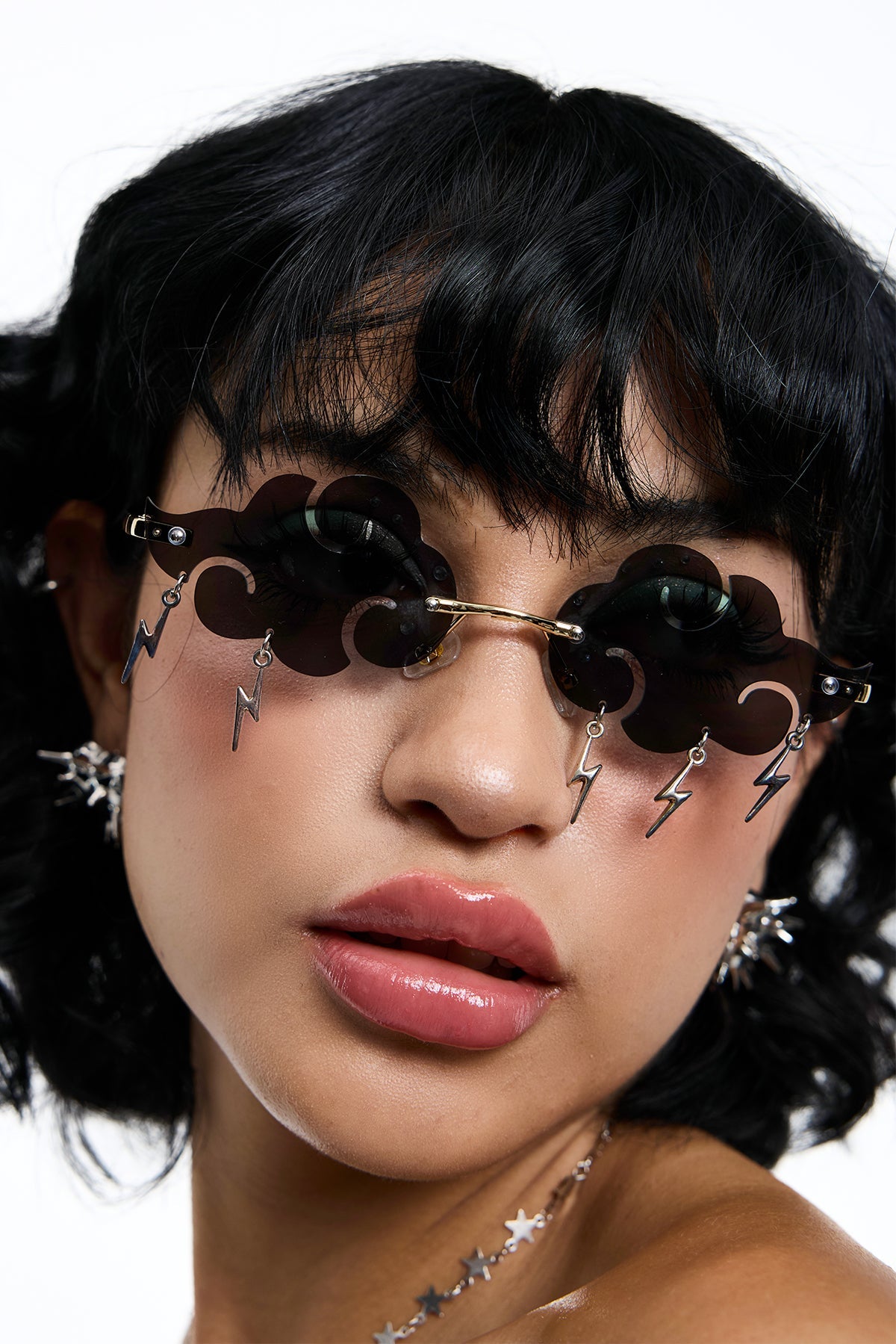 Sonic Lens Cloud Sunglasses Black