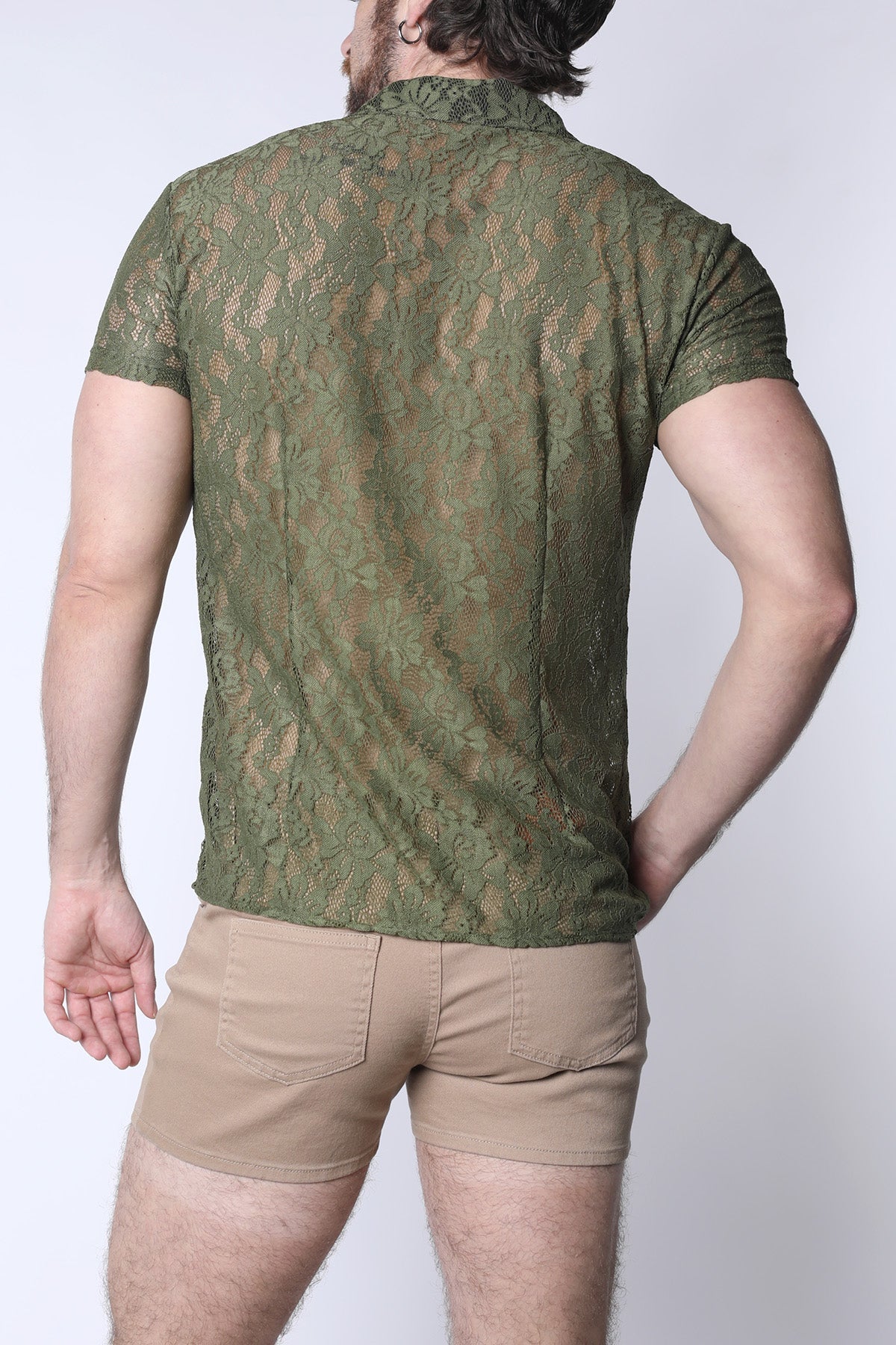 Sorrento Button-Down Lace Shirt