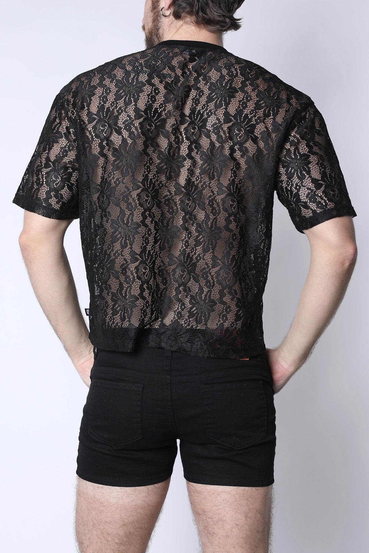 Sorrento Lace Cropped Tee