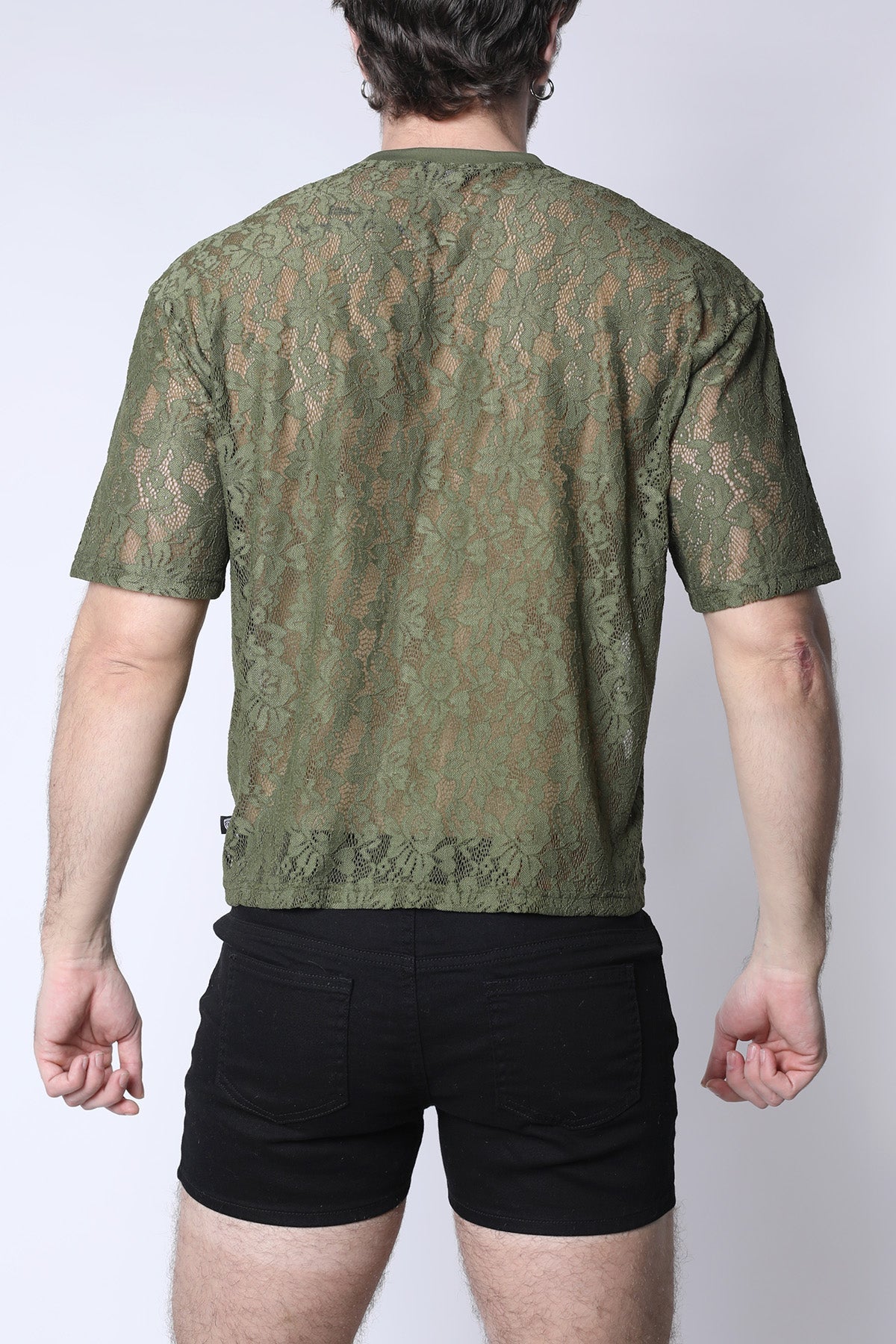Sorrento Lace Cropped Tee