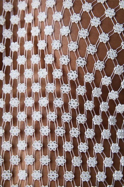 Sparkling Ice Cutout Top White