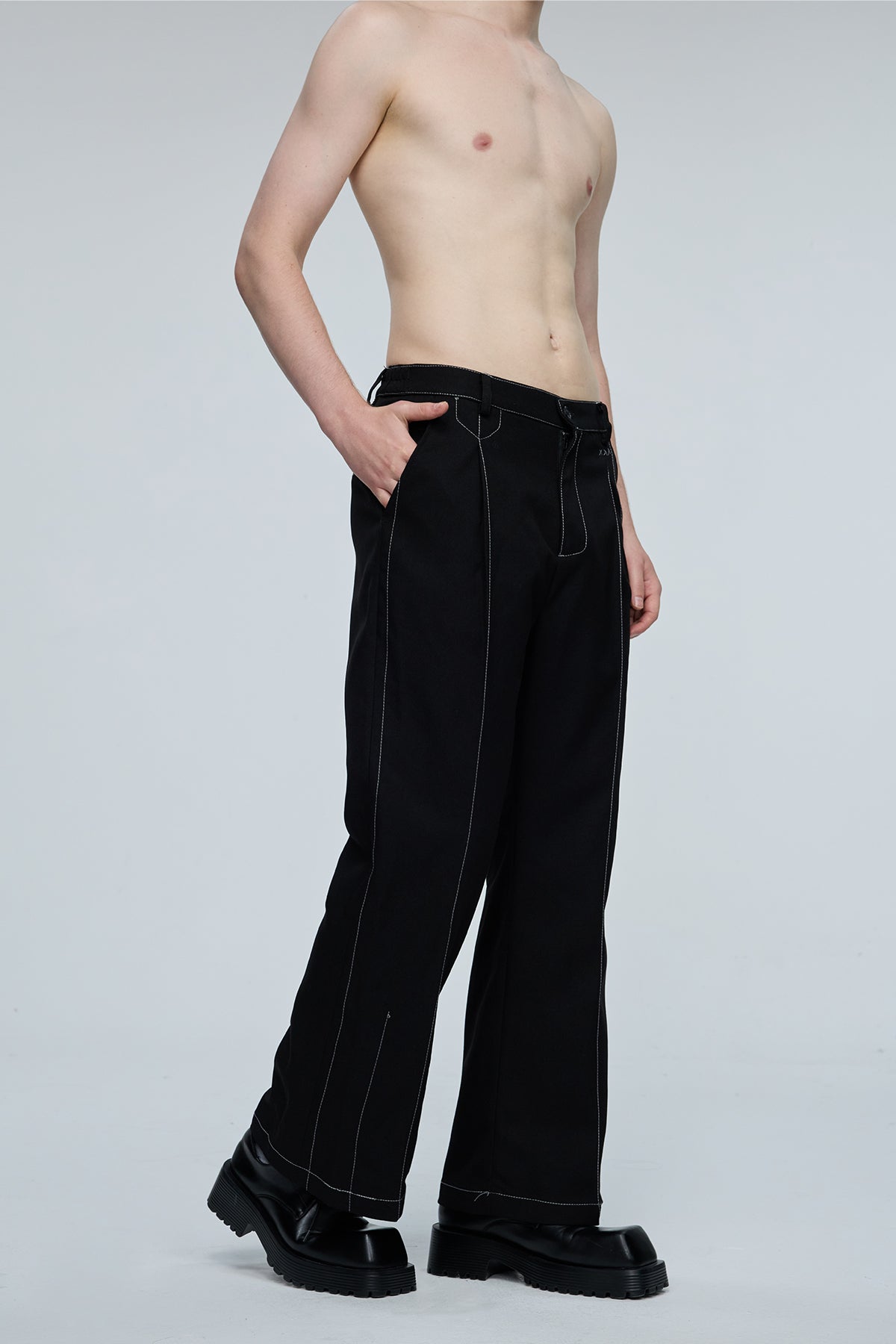 Stark Crease Bootcut Pants