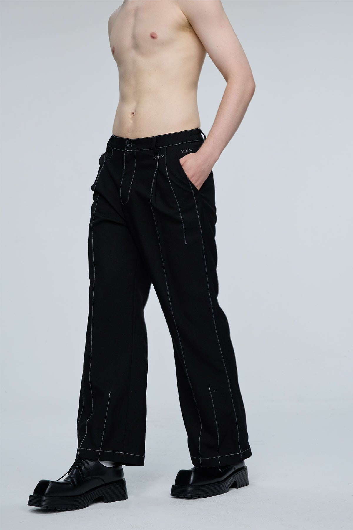 Stark Crease Bootcut Pants