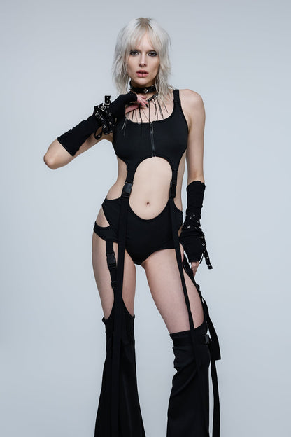 Stark Ebony Cutout Pants Set