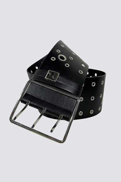Stark Hide Leather Eyelet Corset Belt