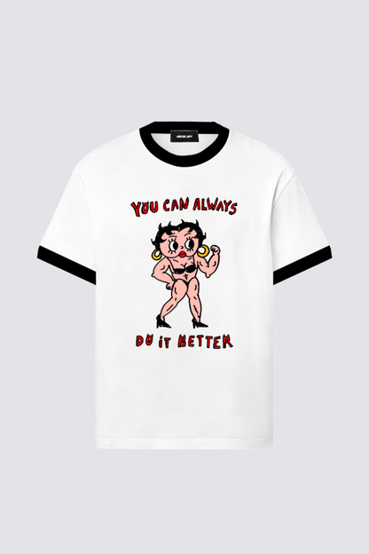 Stark Mark Print T-Shirt