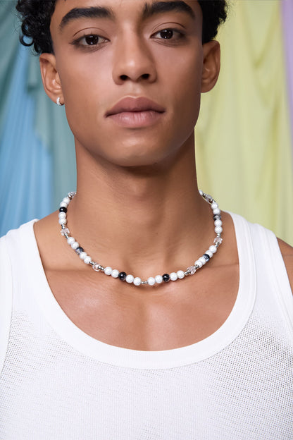 Stark Ring Beaded Choker