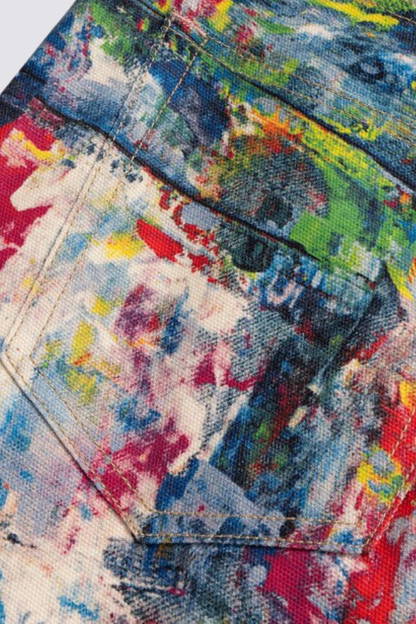 Starlight Heat Graffiti Straight Jeans