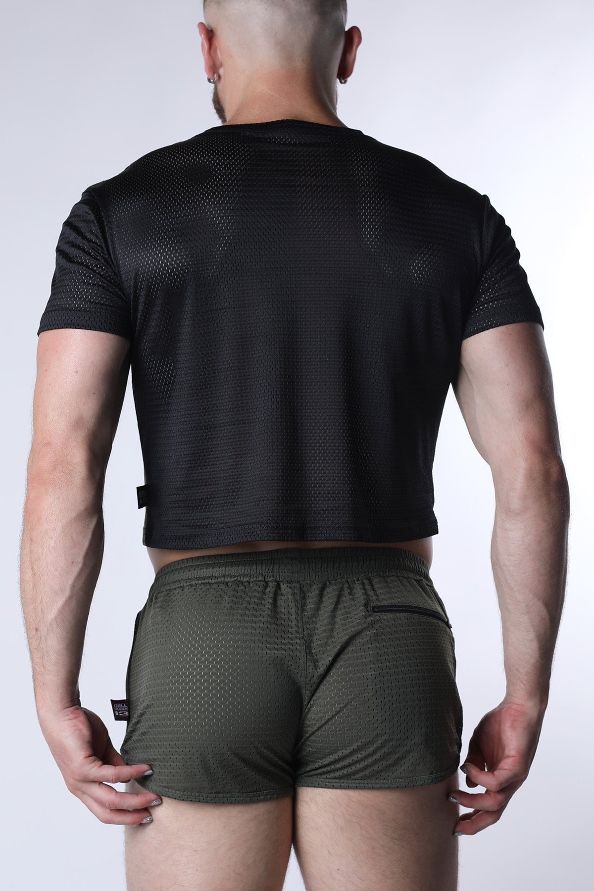 Starter Mesh Crop Tee