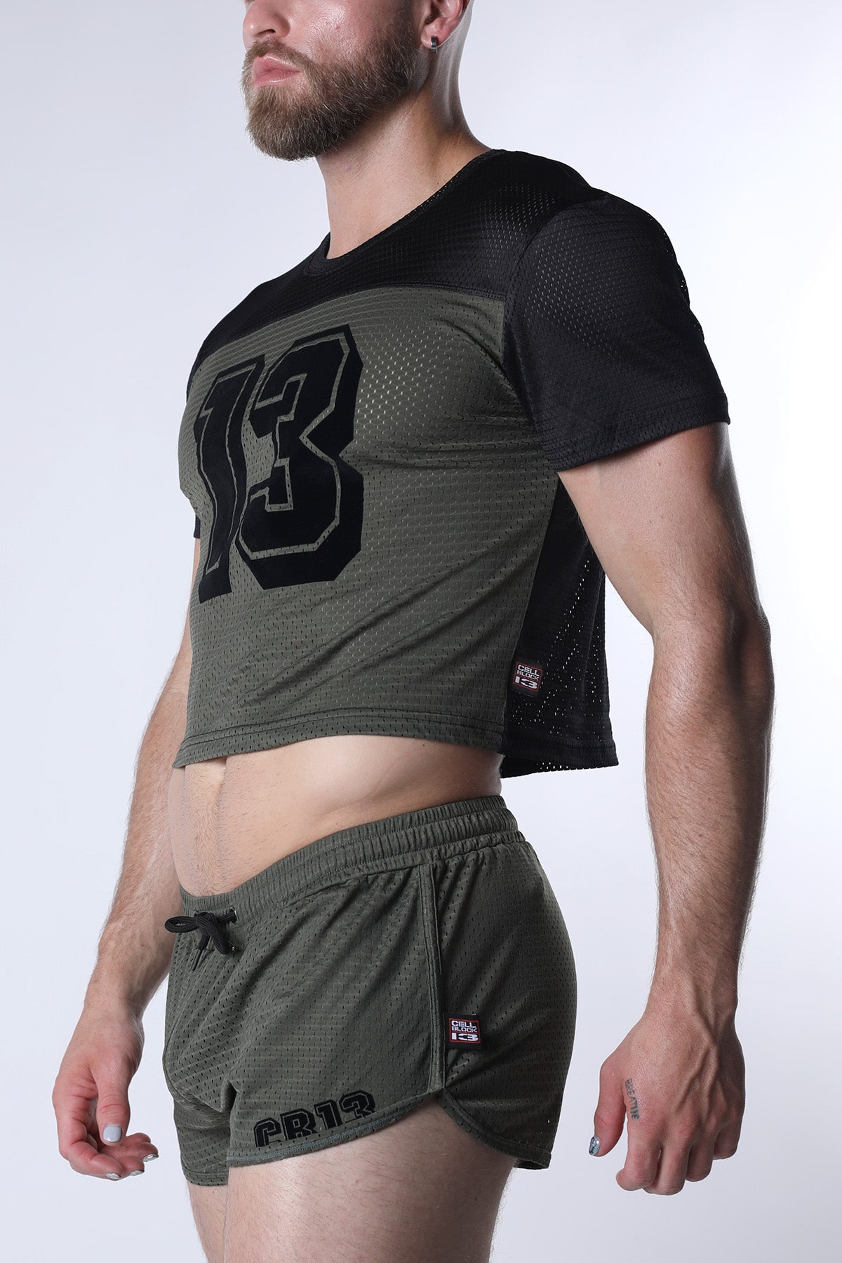 Starter Mesh Crop Tee