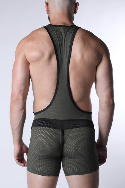 Starter Mesh Zipper Singlet