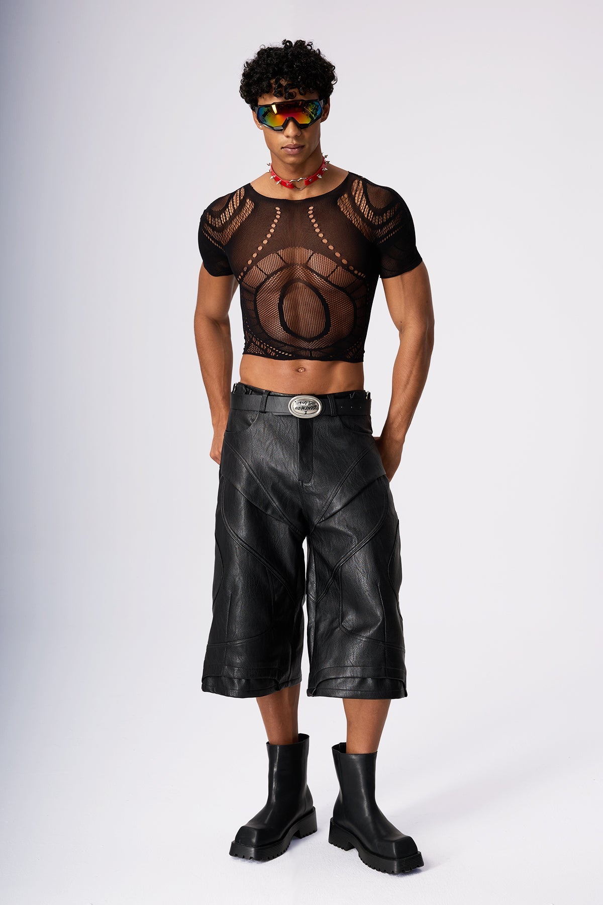 Static Haze Cutout Pants Set