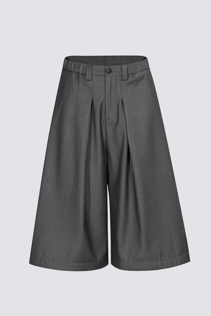 Static Notch Wide Leg Capri Pants