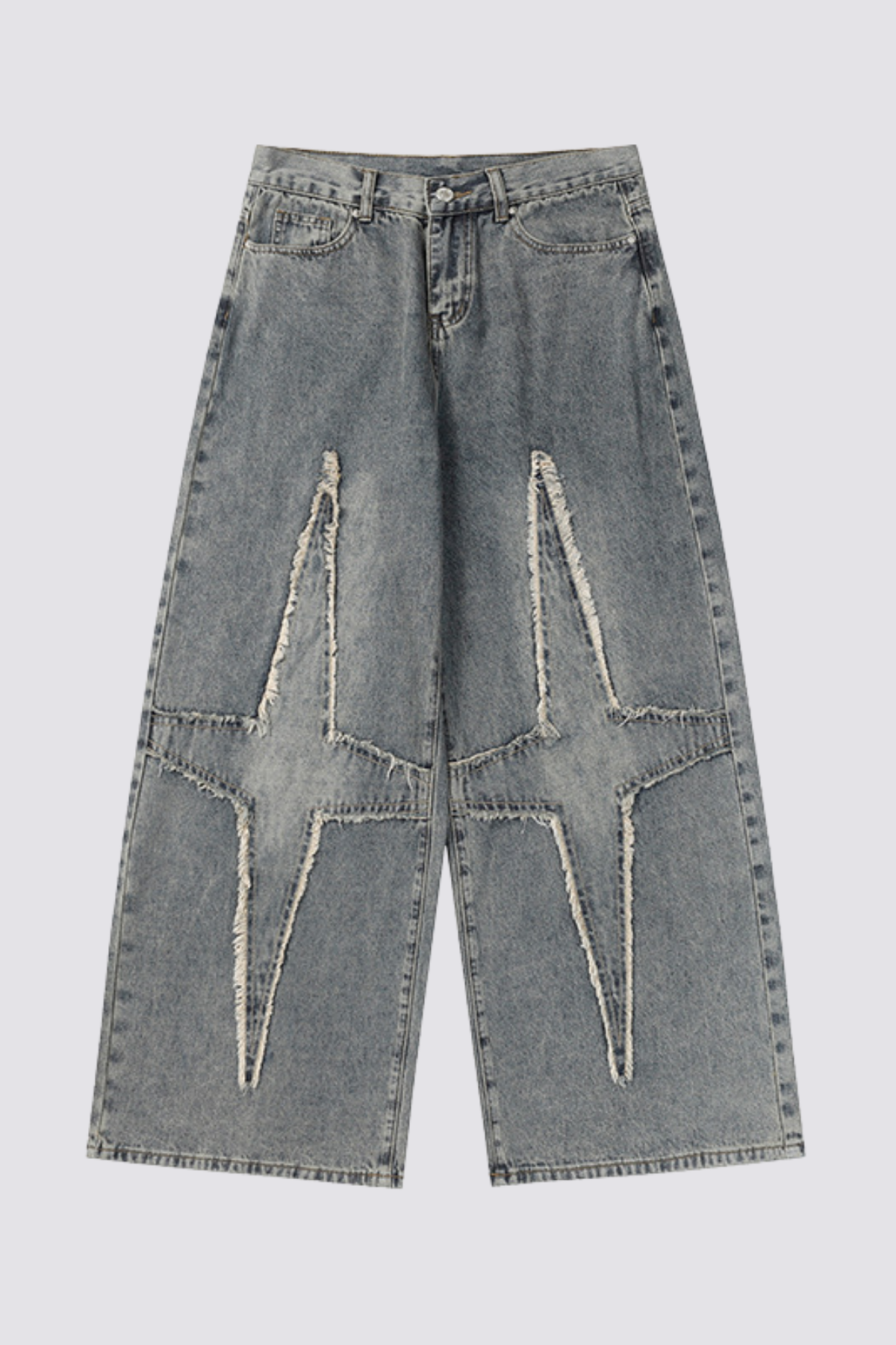 Static Wash Star Wide Leg Jeans