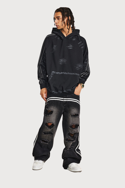 Stealth Loop Retro Long Sleeve Hoodie