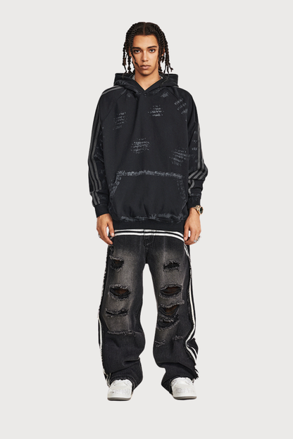 Stealth Loop Retro Long Sleeve Hoodie