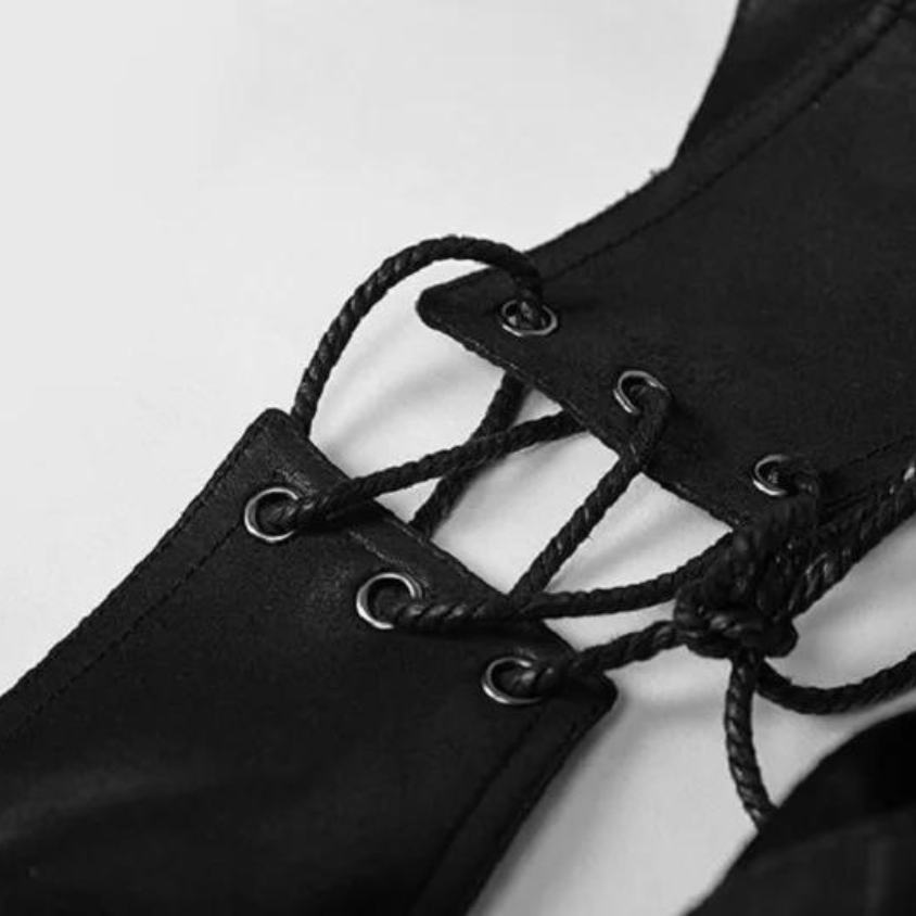 Steampunk Armor-Style Shoulder Bag Harness