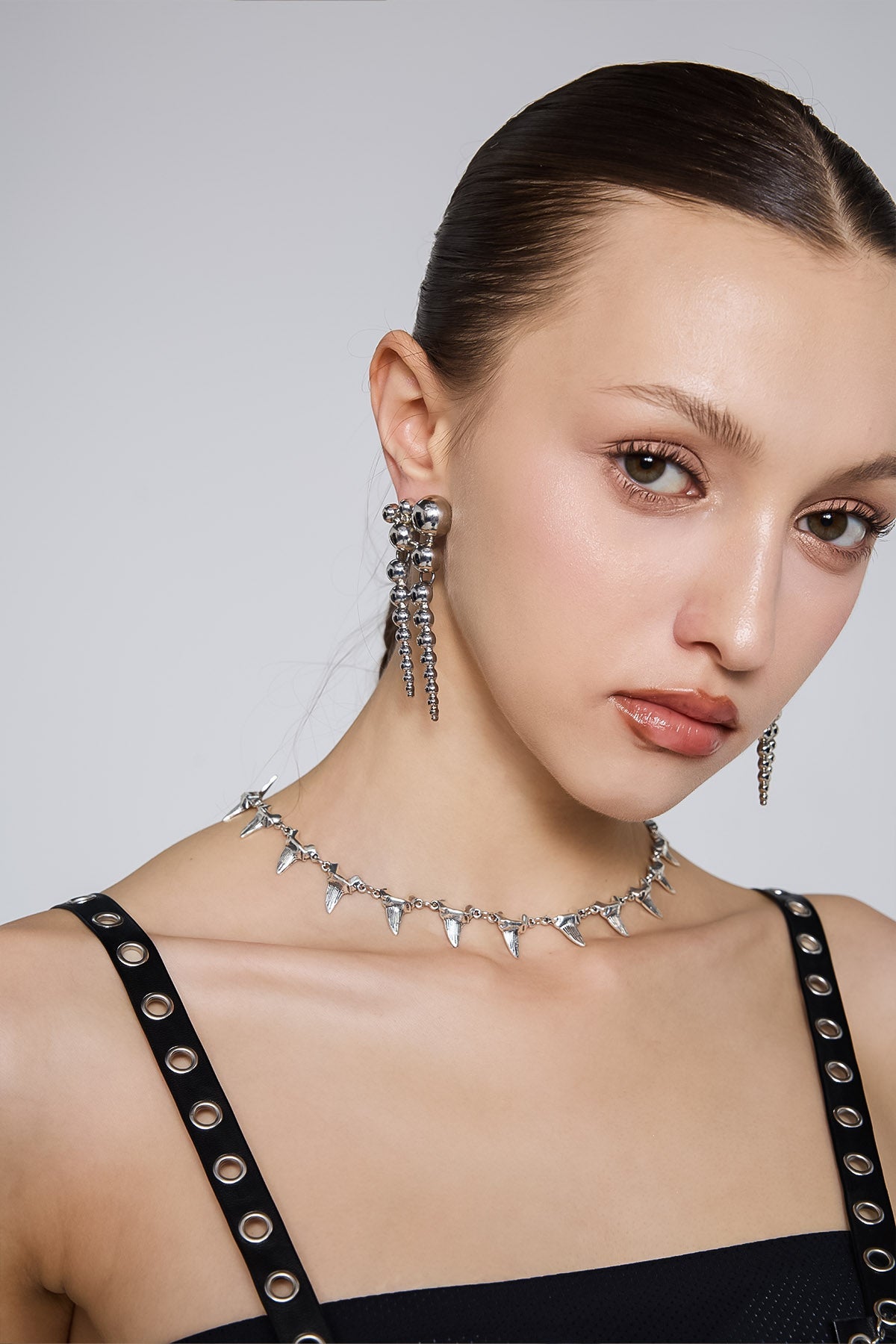 Steel Alignment Necklace