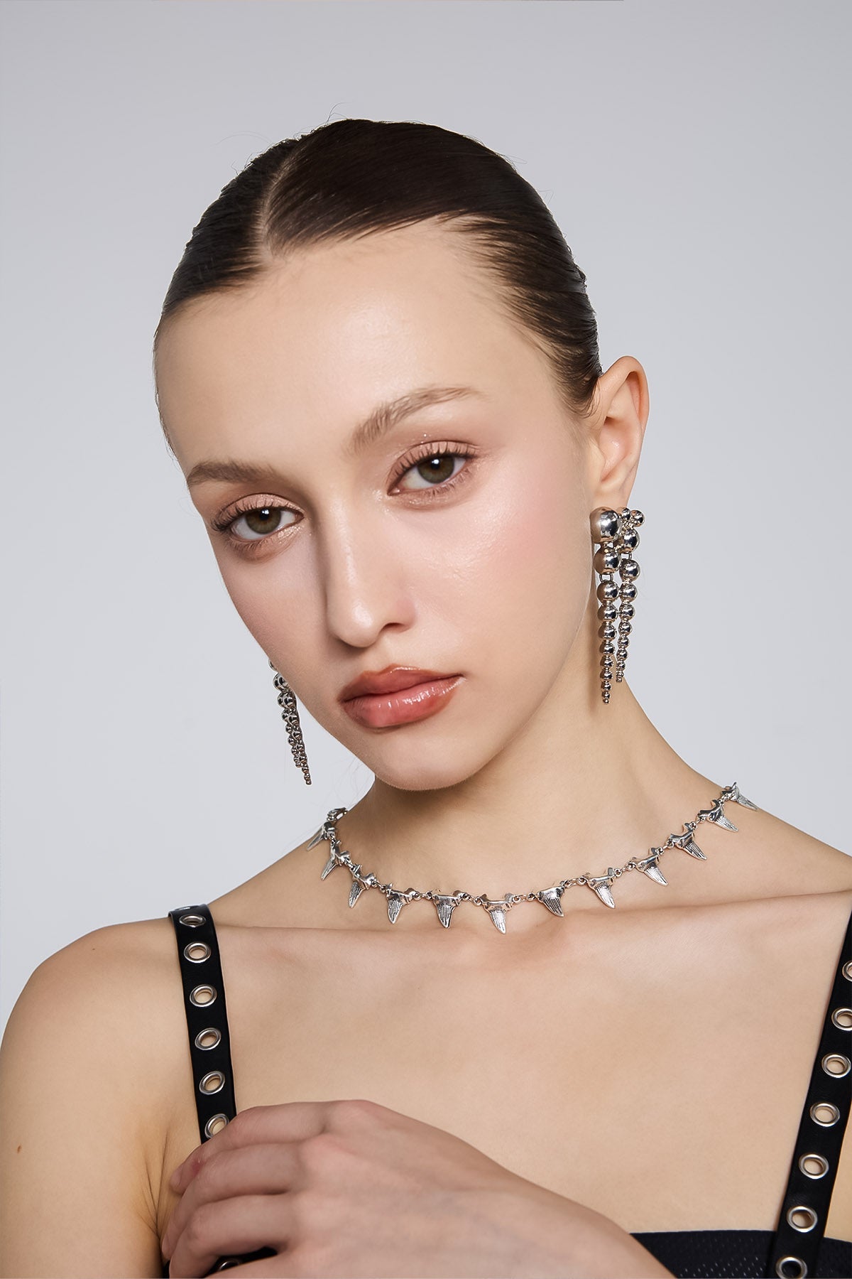 Steel Alignment Necklace