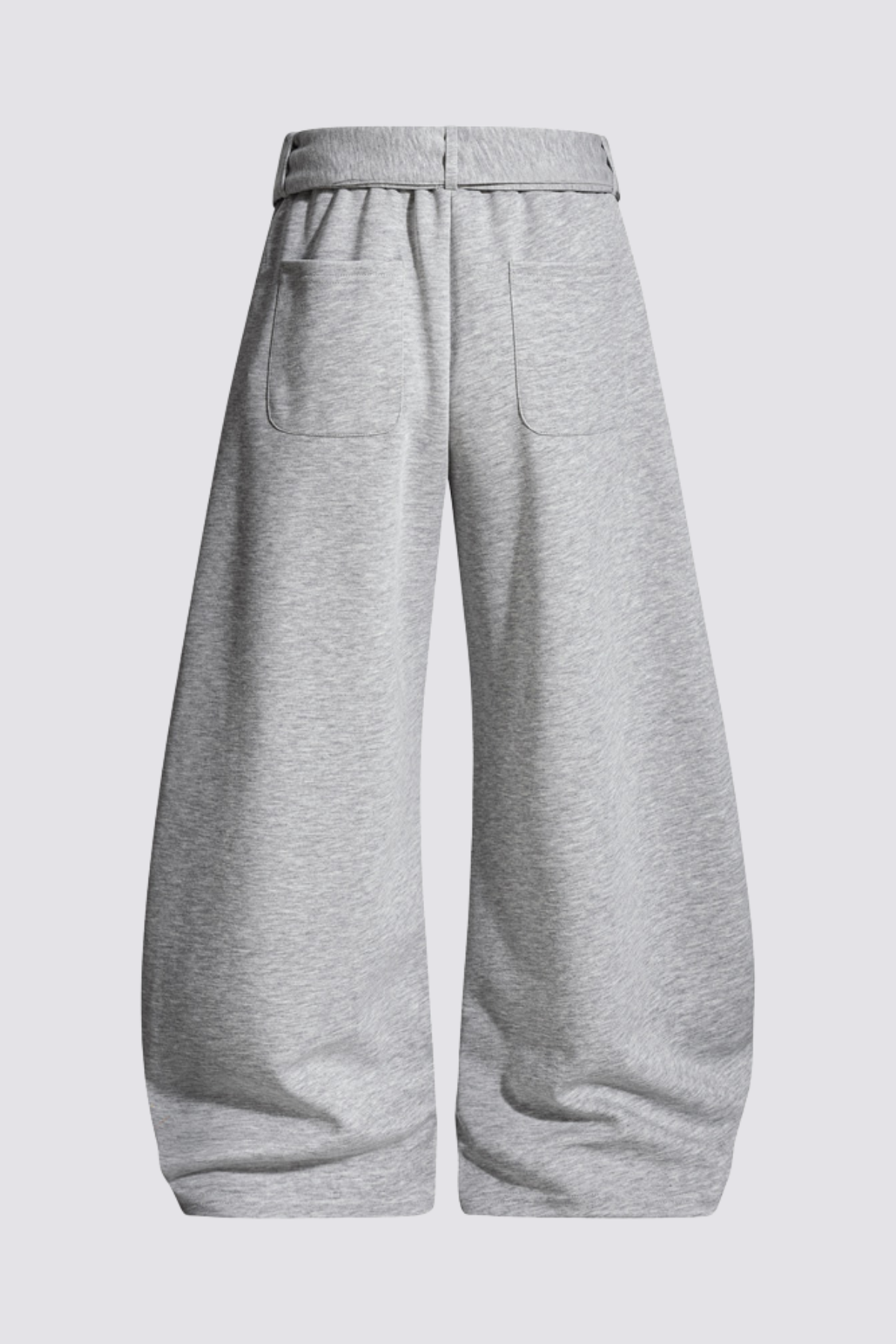 Steel Arc Print Straight Pants