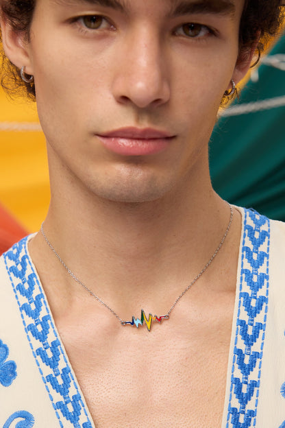 Steel Continuity Necklace