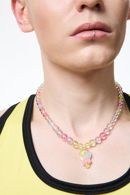 Steel Sight Acrylic Necklace Set