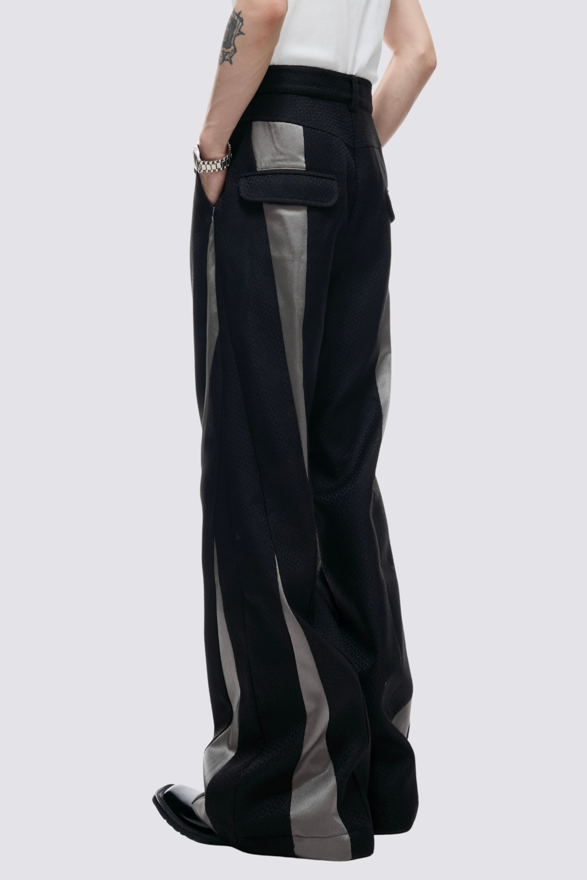 Stiff Circuit Deconstruct Bootcut Pants