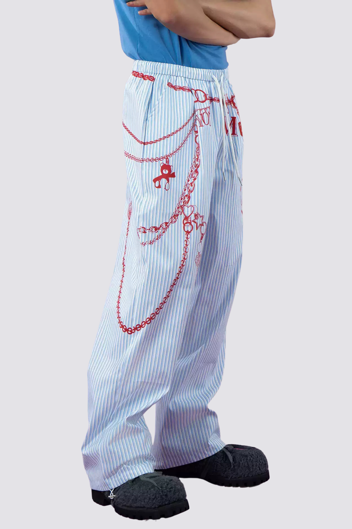 Still Path Stripe Print Pants
