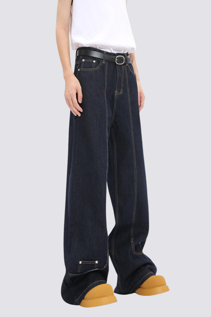 Street Line Wide Leg Jeans