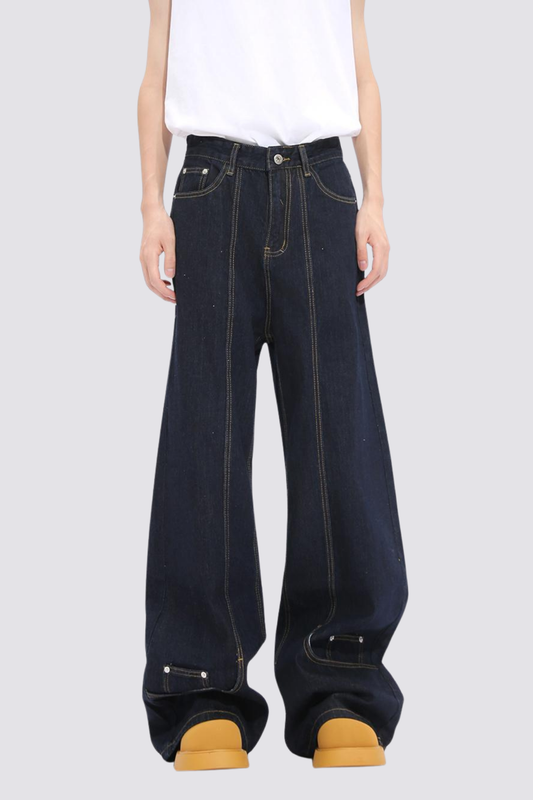 Street Line Wide Leg Jeans