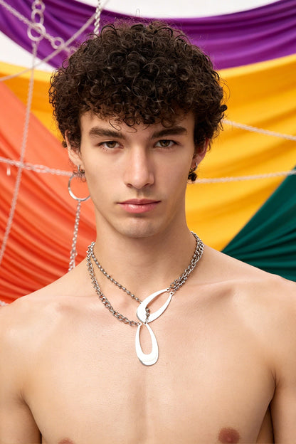 Structural Gleam Necklace