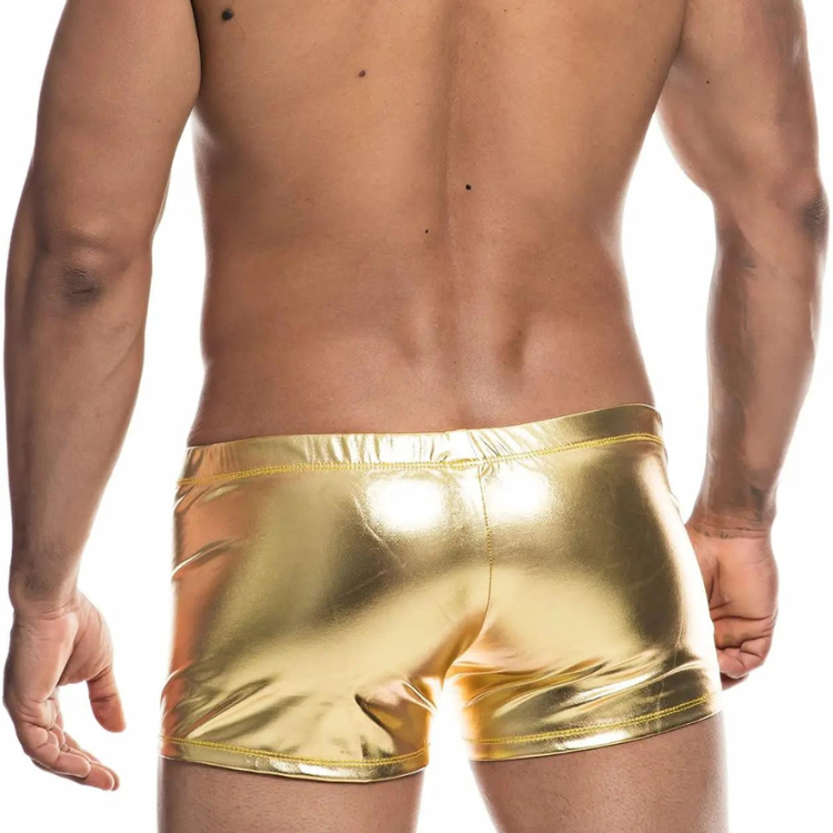 Super Booty Drawstring PU Leather Boxers