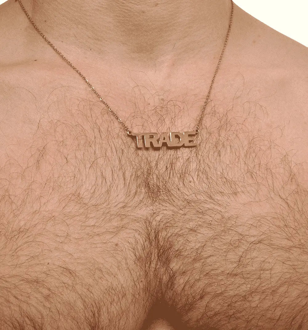 "TRADE"  - 18kt Gold Plated
