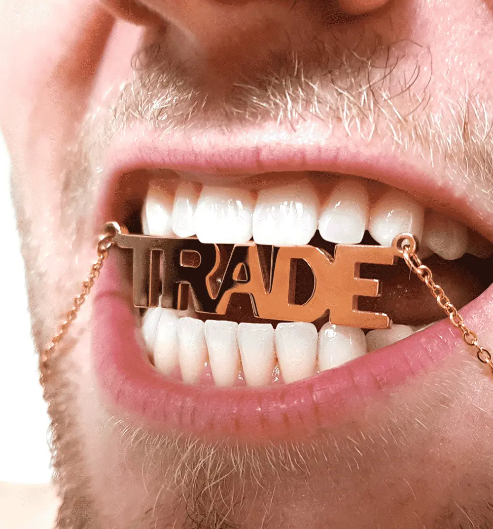 "TRADE"  - 18kt Gold Plated