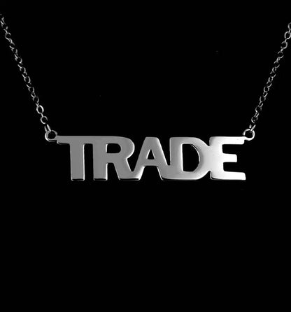 "TRADE"  - 18kt Gold Plated